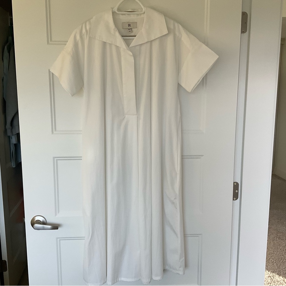 (NWOT) White Short Sleeve Dress